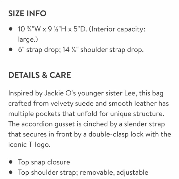 Tory Burch Lee Radziwill brand new - Picture 6 of 6